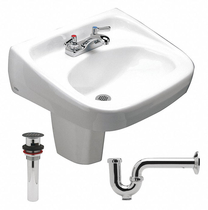 Bathroom Sink 20 x18.25 x8.5 White