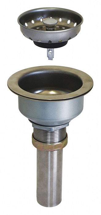 Strainer SS Size 3-1/2 in to 4 in