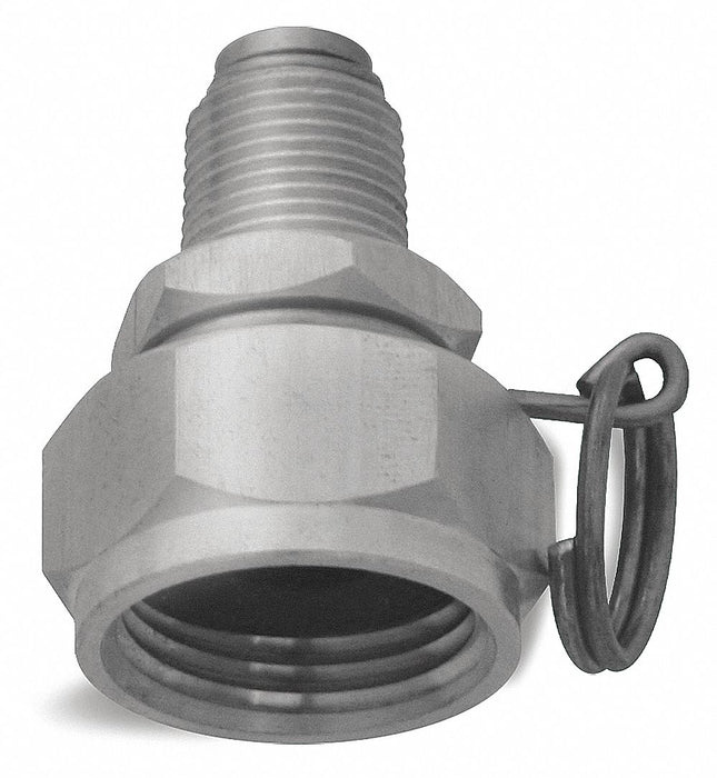 Nozzle and Hose Adapter SS 3/4 x 3/8 