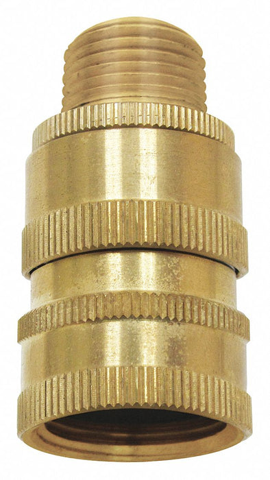 Hose Adapter Brass 3/4 x 1/2 