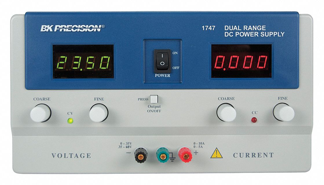 Dual Range DC Pwr Sply 30V/10A 60V/5A