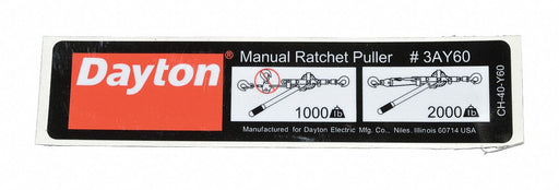 Capacity Label