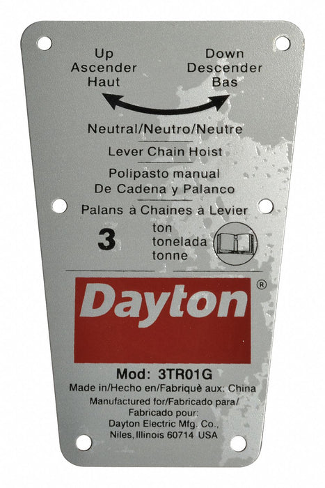 Capacity Label