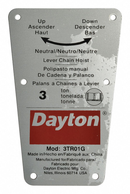 Capacity Label