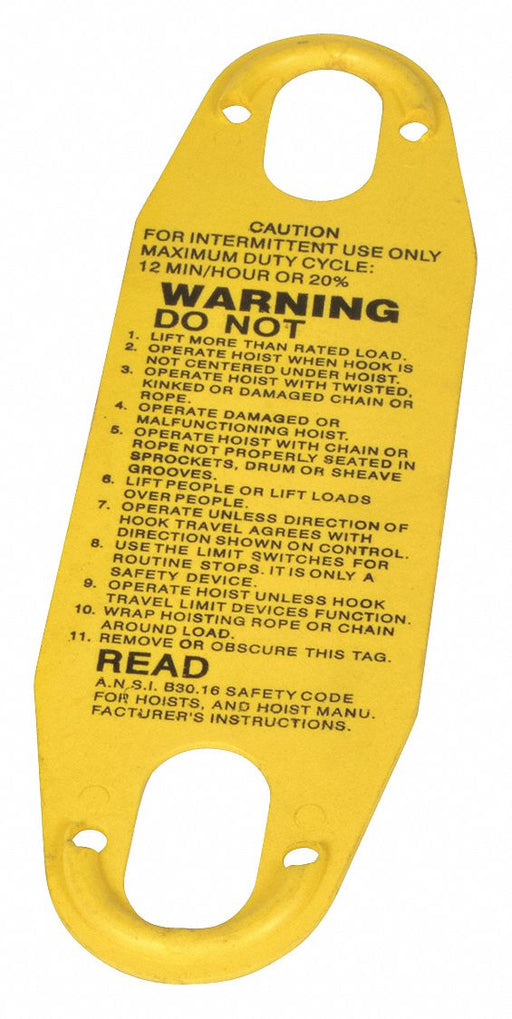 Warning Label