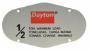 Capacity Label
