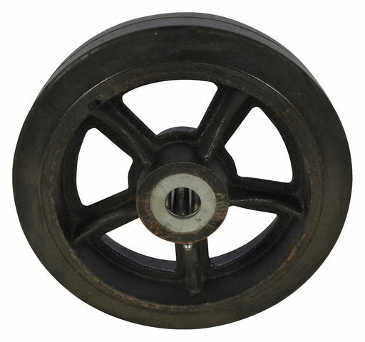 Wheel 10in X 2.5in Mold-on Rubber
