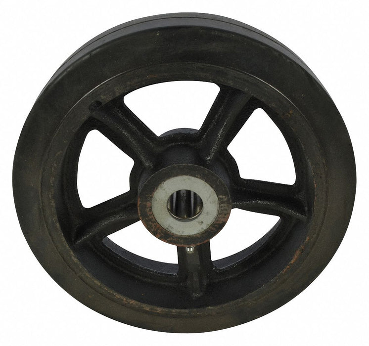 Wheel 10in X 2.5in Mold-on Rubber