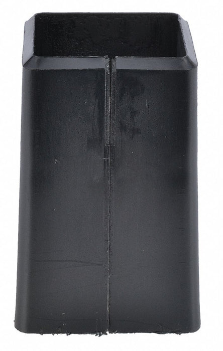 Black Collet Square Post