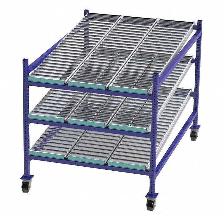 Gravity Flow Rack 72inx54inx48in 12ga