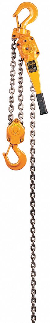 Lever Chain Hoist 10 000 lb 5 ft Lift