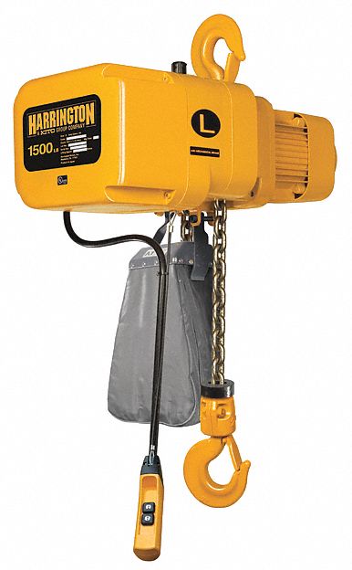 Electric Chain Hoist 1500 lb cap.