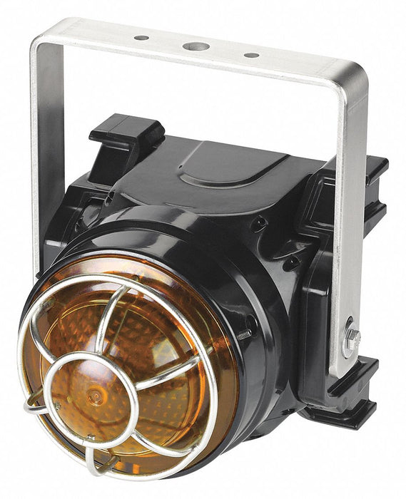 Beacon Warning Light Amber LED Brckt Mnt