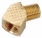 45 Extruded Street Elbow Brass 1/4 in