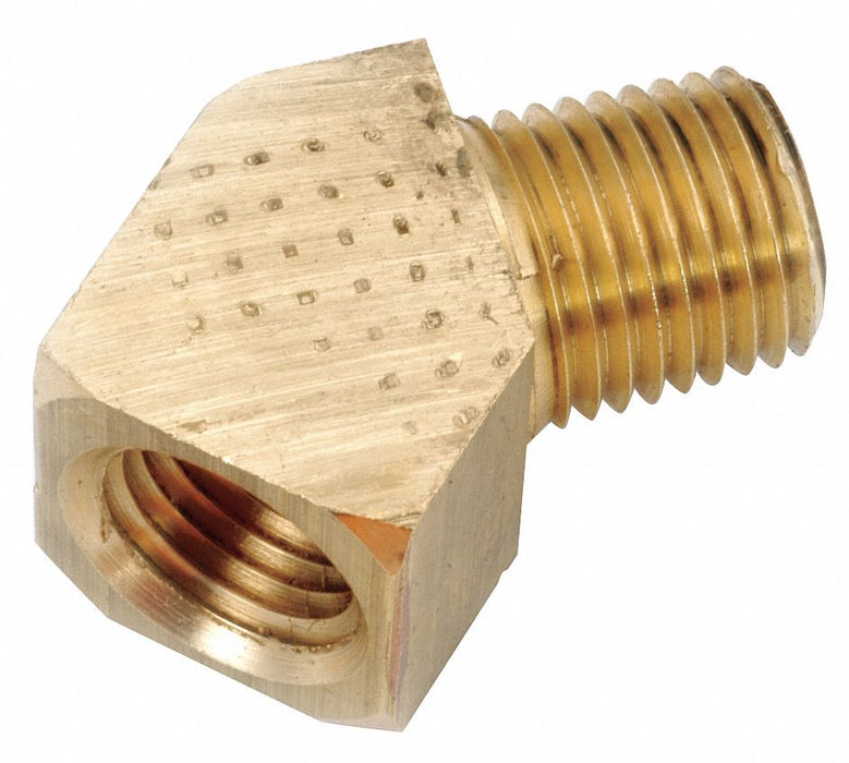 45 Extruded Street Elbow Brass 1/8 in