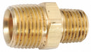 Nipple 1/4 x 1/8 In MNPT Low Lead Brass