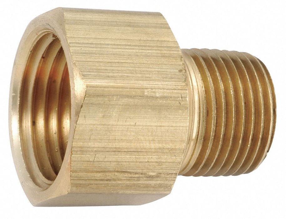 Reducing Adapter Brass 1/2 x 3/8 in