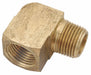90 Extruded Street Elbow Brass 1/2 in