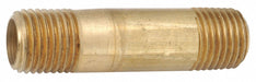 Nipple 1/4 In MNPT Low Lead Brass
