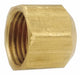 Cap Brass Flared 1/2 in