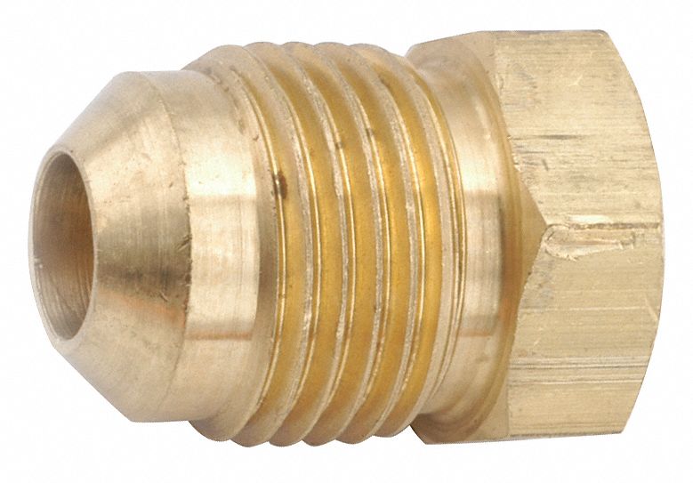 Plug Brass Flared 1/2 in