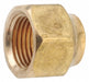 Flared Fitting Nut Brass 1/4 in