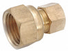 Strt Brass Comp. 1/2 in FNPT 3/8 in