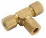 Tee Brass Comp1/4 Comp1/4 Comp1/4 