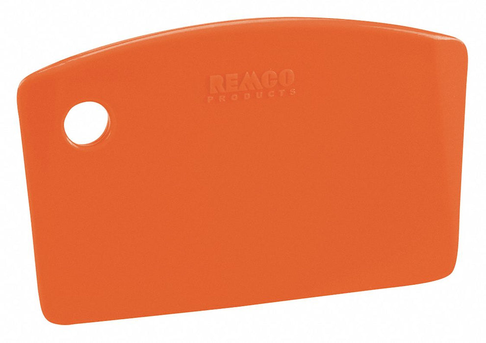 Mini Bench Scraper Polypropylene Orange