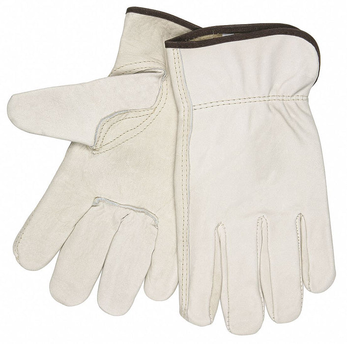 H4823 Leather Gloves Cream M PR