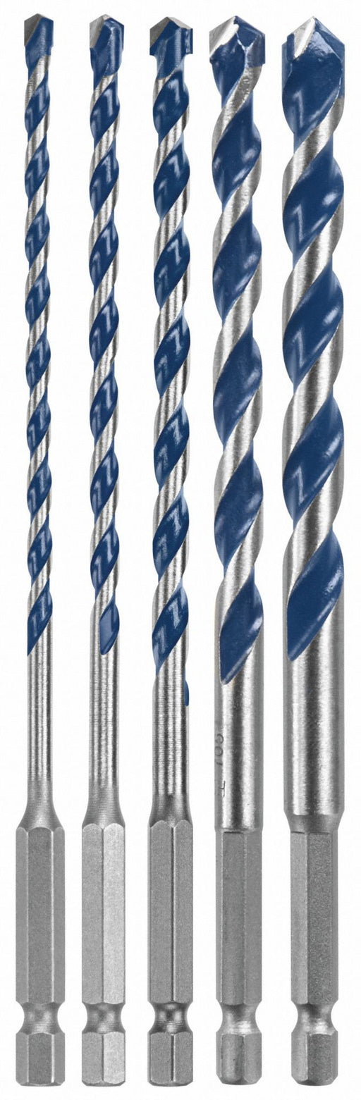 Masonry Drill Set 5pc Carbide Tip PK5