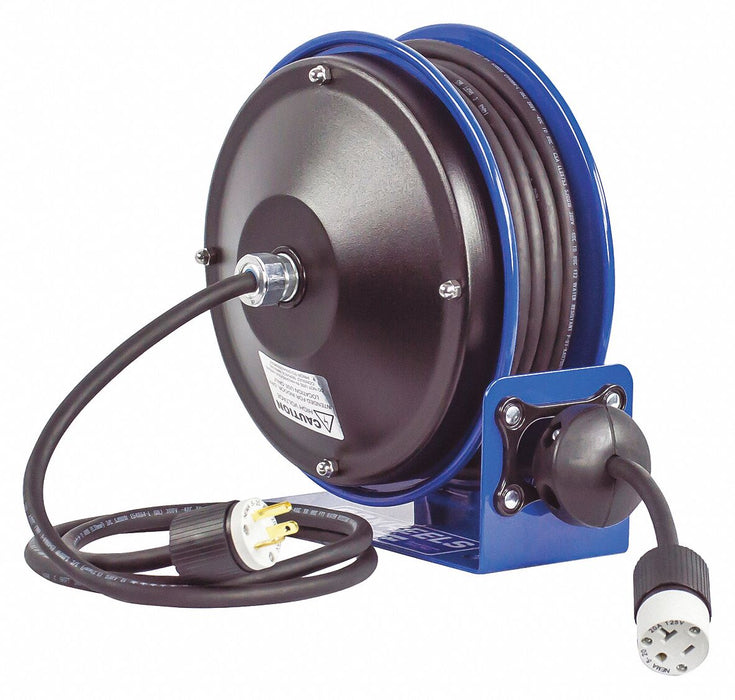 Extension Cord Reel Blue 30 ft 16 AWG