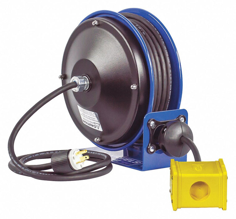 Cord Reel 30ft 12 AWG Receptacle 120VAC