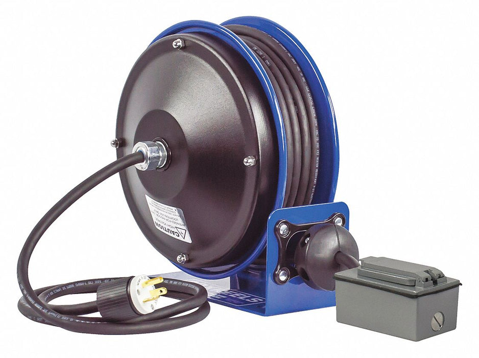 Cord Reel 30ft 12 AWG GFCI 120VAC