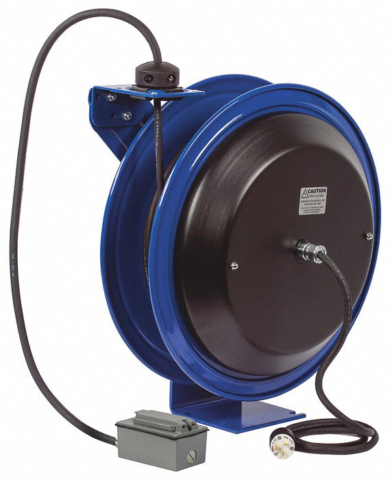 Extension Cord Reel Blue 75 ft 12 AWG