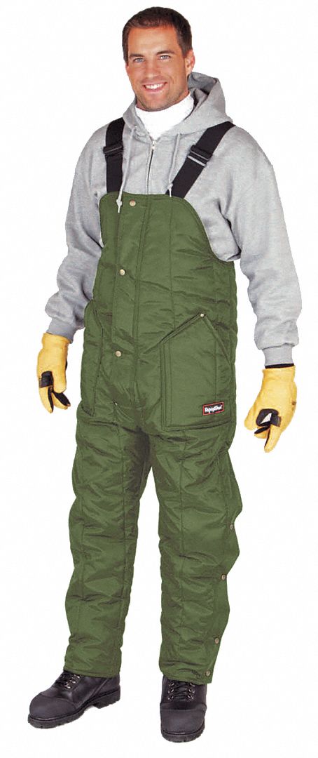H4969 Bib Overalls Sage Size 38x30-1/2 In.