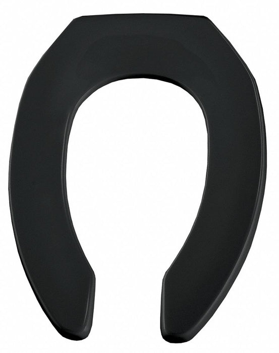 Toilet Seat Blk 14.25 in W 2.375 in H