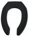 Toilet Seat Blk 14.25 in W 2.375 in H