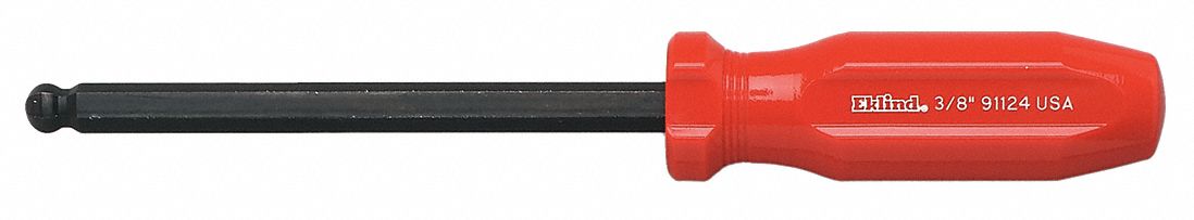 BallEndScrewdriver Hex 7/16in Red Hex