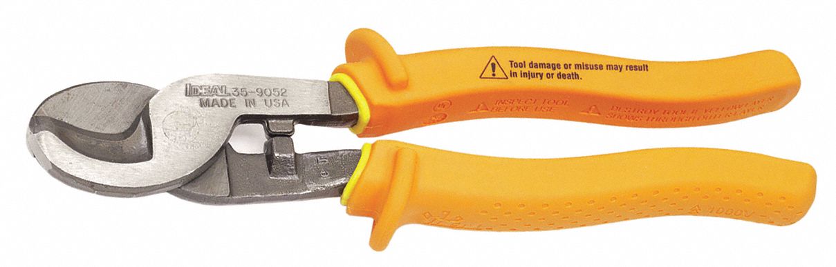 Insulated Cable Cutter Shear Cut 9-1/2In