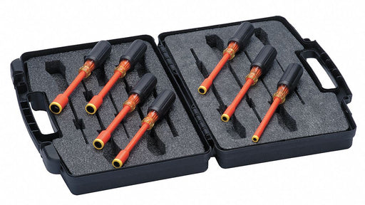 Nut Driver Set 7 Pieces SAE Solid Ins