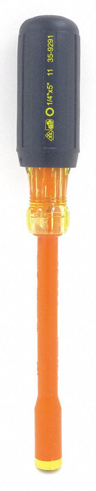 Nut Driver 1/4 Solid Ins 5 
