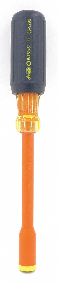 Nut Driver 5/16 Solid Ins 5 