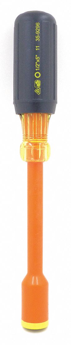 Nut Driver 1/2 Solid Ins 5 