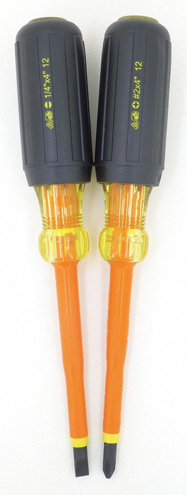 Ins. Screwdriver Set Slot/Phillips 2 Pc