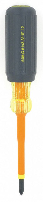 Inslatd Scrwdrivr Phillips #1x3-3/16 Rnd