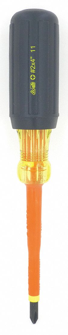 Insulatd Screwdriver Phillips #2x4 Rnd