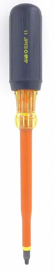 Ins Screwdriver Square #3x6 Round