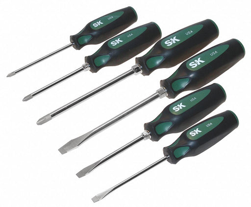 Screwdriver Set Slotted/Phillips 6 Pc