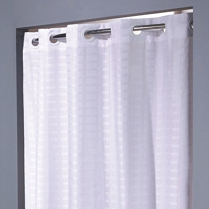 Shower Curtain 74 in L 42 in W White